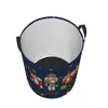 Waszakken Notenkrakers Hamper grote kledingopslagmand Kerstmis Notenkraker Cartoon Toy Soldier Toys Bin Organizer voor kinderdagverblijf