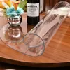Panno da tavolo 1,0 mm TPU TPU Transparent Film Protection Pad di vetro morbido Tovaglia da sala da pranzo a prova di umidità