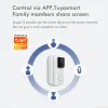 Door de campainha Tuya Dowoor Doirbell Wireless 2.4g/5g Smart Home Door Bell Chime Kit LED Flash Security Alarm 1080p HD Doorbell System