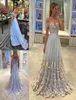 3D Appliques Appliques Вечерние платья с плеча Алино -формальное платье на заказ