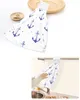 Towel Blue Anchor Splash Ink Hand Microfiber Fabric Hanging For Bathroom Kitchen Quick Dry