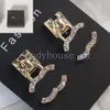 Luxury Stud Earring Designer Earrings for Women Brand Letter Studs 925 Silver Designer Jewelry Earring Valentines Day Engagement Wedding Party Gifts with Box