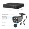 Système 8ch 2k UHD 4MP Poe Camera System Outdoor AI Human Detect Twoway Conversation CCTV VIDEO VIDEO Sécurité de la sécurité H.265 Kit NVR