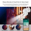 Telecamere Techage Wifi IP Camera 5MP PTZ Speed Dome 1080p 3MP Outdoor Wireless AI Security Camera IP Full Color Night Audio P2P Audio P2P