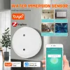 Detector Tuya Water Lekdetector Scene Koppeling ZigBee Flood Sensor Water koppeling Alarm Lange Batterijduur Leksensor Smart Home Smart Home