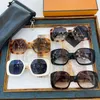 2024 Designer fashion New luxury designer F family large box display face small ins net red same plate sunglasses FOL028