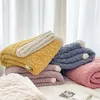 Cobertores espessados de dupla camada de cordeiro de cordão de lã de manta de flaids para sofá de cama de flanela de mantas de inverno