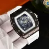 27 gorąca sprzedaż wydrążona kwarcowa zegarek Europejski w stylu lumininous lufa w kształcie trzech igły Ghost Head Men's Non Mechanical Watch