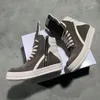 Casual schoenen Dekherw Men schoen High Top Ronde Vrouwen Sneaker Kwaliteit Bruine Geobasket Cow Suede Zip Luxe Dikke Sole Flat Enkle Boot