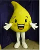 2024 Halloween Cute de mascote de limão para festas de desenho animado mascote venda de frete grátis suporte de suporte