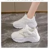 Casual Shoes Women's Dad's Spring 2024 Round Head Sports Versatile Thick Sole Running Sneakers Tennis Zapatos Para Mujeres