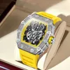 20 Onola/Orona Full Diamond Fashion Kwai Live Men's Tape Waterproof Quartz Watch Men 72