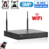 Gravador ICSEE 4CH 5MP XMEYE WIFI NVR SISTEMA DE SEGURANÇA 8CH 3MP Wireless CCTV Recorder de vídeo de rede para câmera IP 4K Detecção de face xmeye