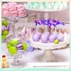 Backformen 200pcs Acrylstangen wiederverwendbare Süßigkeitenstangen transparente DIY -Kuchen -Dekor Dessert Lollipop Schokoladen -Snack