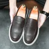 Casual Shoes Men skórzane mokasyny Letnie męskie obuwia Flat Comfy Driving Sofe Sole Treakers