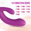 Вибратор G-spot для женщин.Секс -игрушки для женских игрушек для взрослых.Силиконовый вибрационный стимулятор премиум -класса, водонепроницаемый перезаряжаемый - USB -кабель включен - розовый