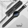 Maikes 1pc Fashion Men Women 18mm 20mm 22mm 24mm Cowhide Leather Strap Black Business Watch Band Universal 240320