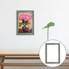 Frames Vintage Oil Painting Frame Supplies Floating For Canvas Paintings Portable DIY Empty Decor