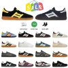 Mocassins vintage Sapatos Espeziais Homens Mulheres Luxo Casual Sapato Gales Bonner Handebol Espezial Preto Amarelo Bauhus Clear Pink Arctic Night Sneakers Tamanho Spezial 45 Dhgate