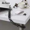 Lock Universal Spiral Steel Wire Laptop Lock Coil Computer Security Cable Notebook Anti Theft Rope Spring Cord Black With Keys