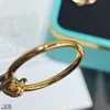 Brand Charm Knot Ring Womens Rose Gold Gold Rosa 18K Sterling Sterling intarsio Light Ins Trendy con logo