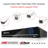 レコーダーLOXCAM H.265+ 10CH 4K CCTVネットワークビデオレコーダー8CH AI FACE検出POE NVR 8MPセキュリティビデオ監視カメラキット