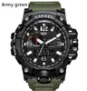 New smael relogio men039s sports watches LED chronograph wristwatch military watch digital watch good gift for men boy d3362612