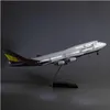 1/160 Skala B747 Korean AirAsia W Type LED DATAST DIECAST PLAX HESSIN PLANE MODELL FÖR KOLLECKNING OCH GÅVNING 240328