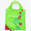 Förvaringspåsar 6 st bärbara shopping vikbara tryckta tygpåse mini jordgubbar handväska för utomhus (slumpmässig färg)