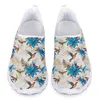 Casual Shoes Tropical Bird Print Woman Penny Loafers Women Running Sneakers Slip On Flats Female Mesh Ladies Summer Beach