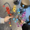 Yeni DIY teleskopik tüp taşınabilir ve çok yönlü karikatür robot uzun sürücü geyik yumurta çocuk ultraman dekompresyon oyuncak toptan çocuk hediyeleri