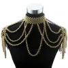 Collane florosy lunghe catena di perline cottura pianta simulata di gioielli per il corpo per le donne in costume girocollo a sospensione collana nuova