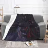 Coperte Mo dao zu shi pile coperta per tutta la stagione weiying lan wangji anime tiro morbido portatile per casa camera da letto