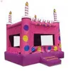 4x4m-13x13ft Free Ship Outdoor Activities Inflatable Birthday Bouncer Candles Bounce House for Sale