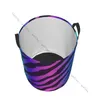 Laundry Bags Basket Storage Bag Waterproof Foldable Neon Tiger Pattern Dirty Clothes Sundries Hamper