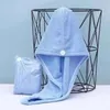 Towel Microfiber Cap Coral Fleece Triangle Cloth Quick-dry Women Shower Baotou Hair Hat Drying Dry