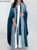 Trench da donna pieghe di moda vintage Streetwient oversize Tops 2024 Ropa Mujer Temperamento coreano Long Shawl Jackets