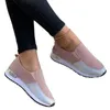 Buty zwykłe platforma kolorów bloków kolorów okrągłych palców plus mokasyny do joggingu płaskie wulkanizowane zapatos deptivos para mujer