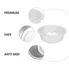 Geschirrssätze dickes Aluminium -Becken Küche Utensil Filtersuppenplatte Wohnung Runde Waschpotentabelle Geschirr