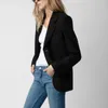 Women's Suits Women 2024 Spring And Summer Style Casual Blazers With Diamond Decoration On The Back