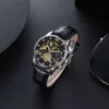 44 Fashion Multifunctional Quartz Business Three Eyelids with Waterproof Watch, Luminous Men's Watch 34