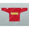 Gdsir Custom Red Tenor Brothers 30 Quikee Burger Alternate Hockey Jersey застрял на вас, новый Top ED S-M-L-XL-XXL-3XL-4XL-5XL-6XL