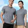 Shirts Customized/DIY logo Polo Shirts Men Quickdry Short Sleeved Tshirts Lapel Tennis Tees Work Outdoor Running Golf Collar Shirts