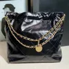 10a Fashion 22 Shopping bag beach bag tote bag designer denim bag purse travel bag Coins mirror quality chain clutch cc bag Luxury tote handbags chain lady shoulder bag