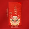 Gift Wrap 6PCS Cartoon Chinese Year Red Envelopes Creative Lucky Money Envelope Packet For Blessing