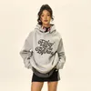 Sweat à capuche pour femmes Retro plus enleme