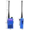 baofeng uv5rデュアルバンドウォーキートーキーVHF 136174MHz UHF 400520MHZ 128CH 5W FMポータブル240326付き双方向ラジオ