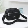 Bolsa de sacolas pequenas para mulheres 2024 Casual Mensageiro leve casual Multi-bolso vintage Oxford Ploth Crossbody Feminino Bolsas femininas