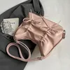 Bag Frauen Luxus Schulter PU Leder täglich Tasche Handtasche Verstellbares Riemen Feste Farbe Rucksack Frauen Dating