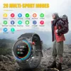 Zegarki VWAR Smart Watch Mężczyźni Bluetooth Call Outdoor Sports Smartwatch Waterproof Fitness Tracker Długie akumulator PK K22 T Rex 2022